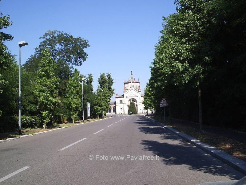 cimitero monumentale pavia viale esterno
